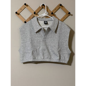 PACSUN NWT Cropped Polo Sweatshirt - Size Large